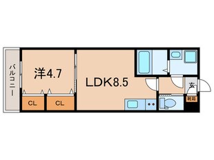 ジーメゾン大久保ラクニールの物件間取画像